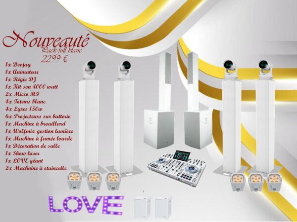 Pack mariage Full blanc